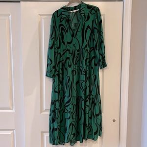 Zara printed dress